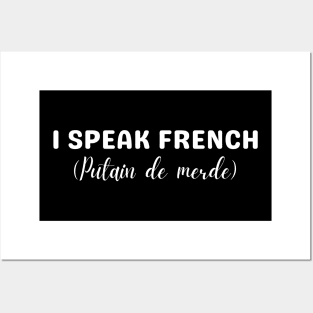 i speak french Posters and Art